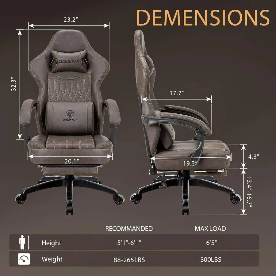 Gaming Chair for Adults Teens: - Massage ulasan dan harga