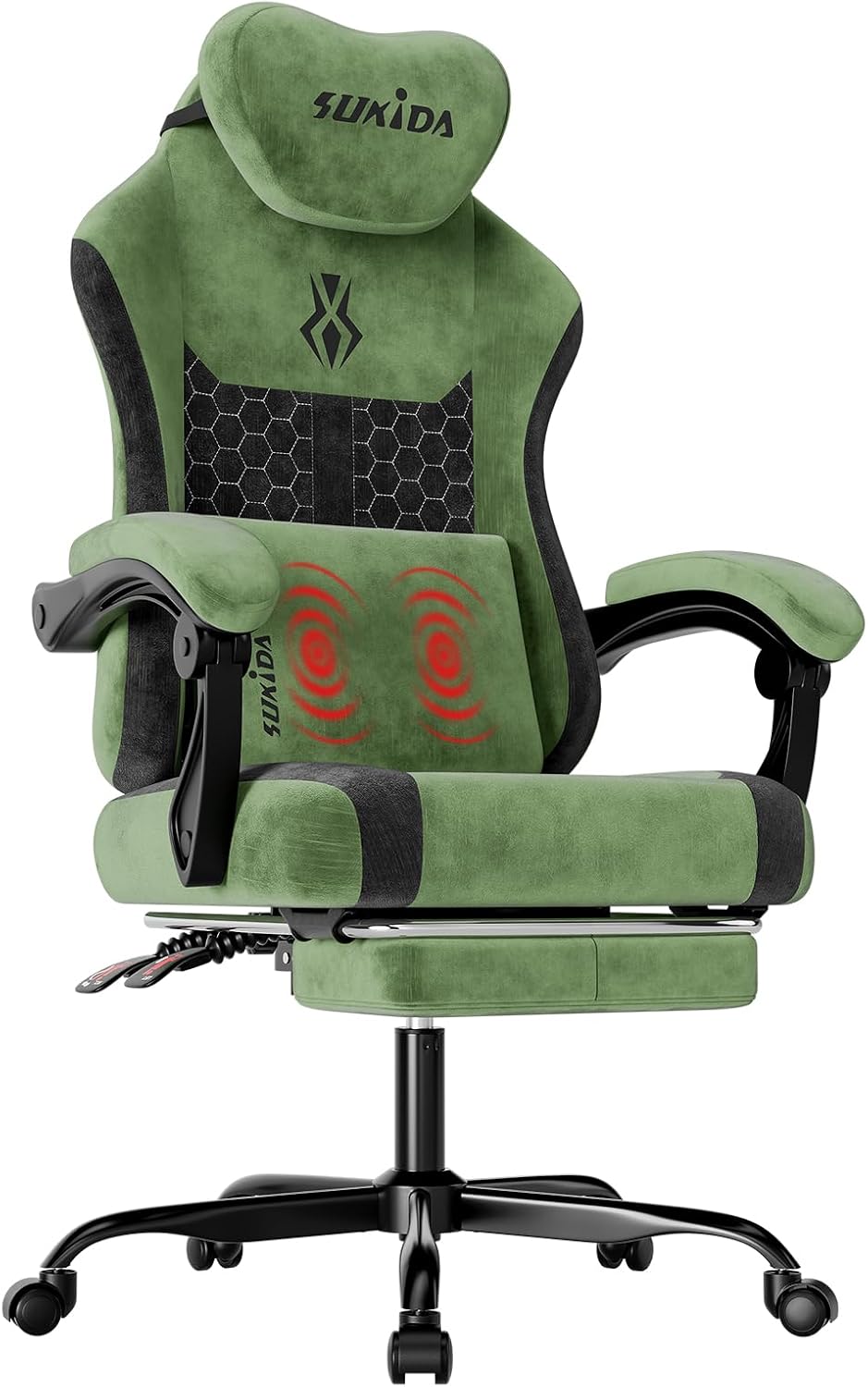 Fabric Video Gaming Chair, Erg - Massage ulasan dan harga
