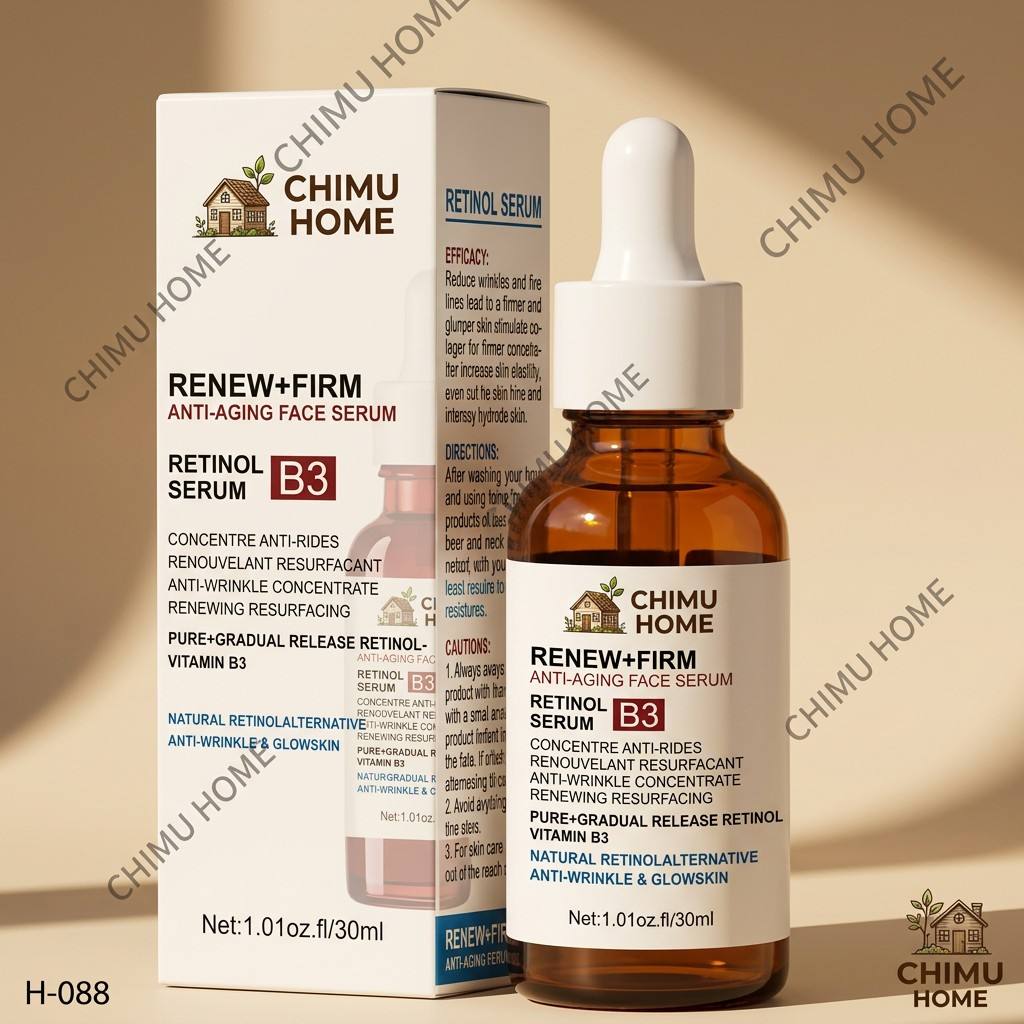 【CHIMU HOME】Retinol B3 Facial  - Hyaluronic Acid Facial Serum ulasan dan harga