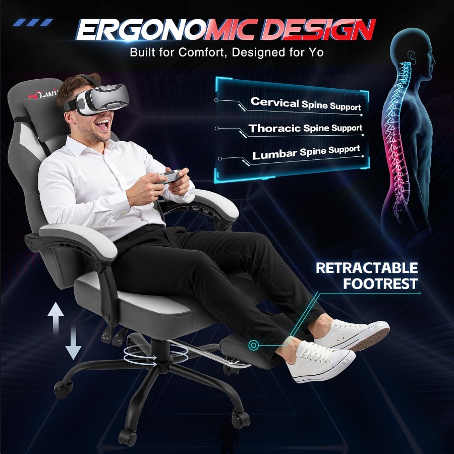 Gaming Chair for Adults with F - Massage ulasan dan harga