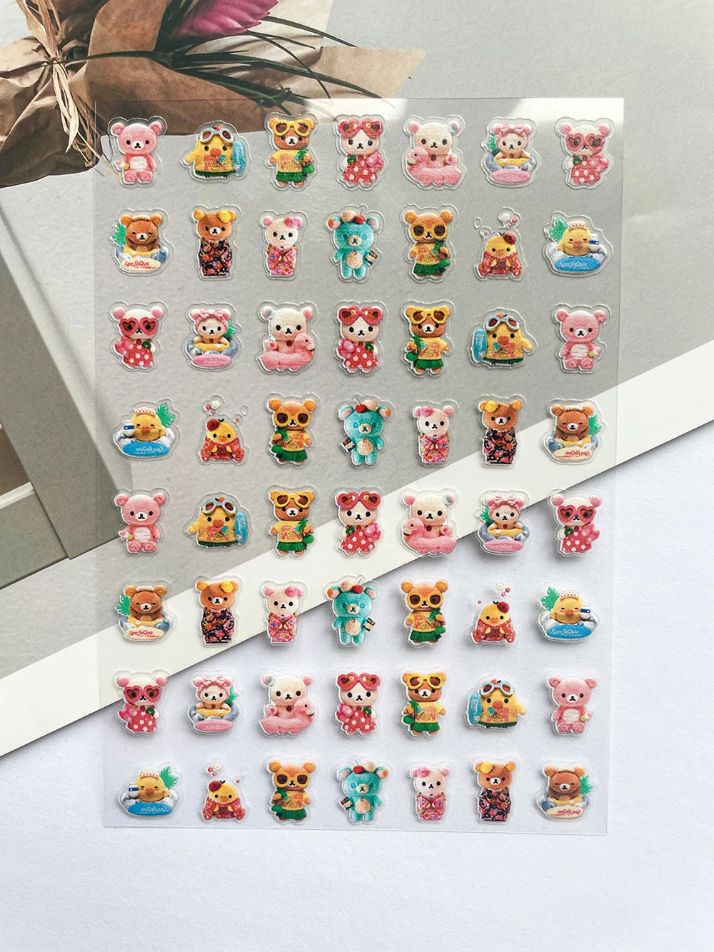 Pvc Super Mini Rilakkuma Poste - Nail Art ulasan dan harga