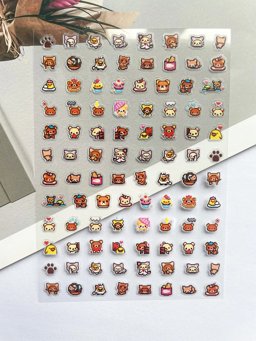 Pvc Super Mini Rilakkuma Poste - Nail Art ulasan dan harga