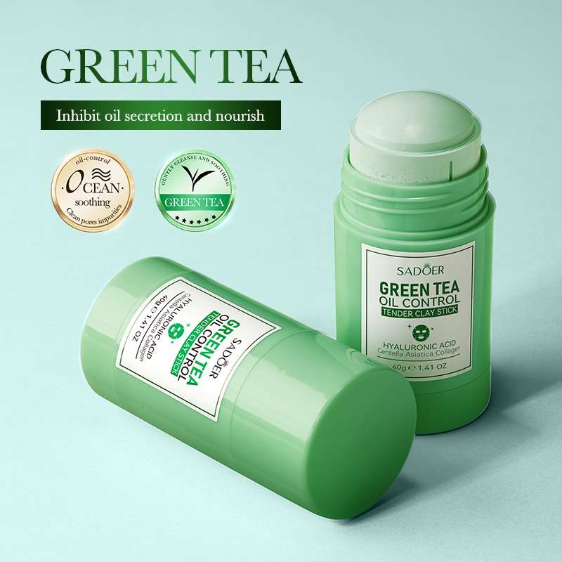 SADOER Green Tea & Rose Clay M - Green Tea Cleansing Clay Mask ulasan dan harga