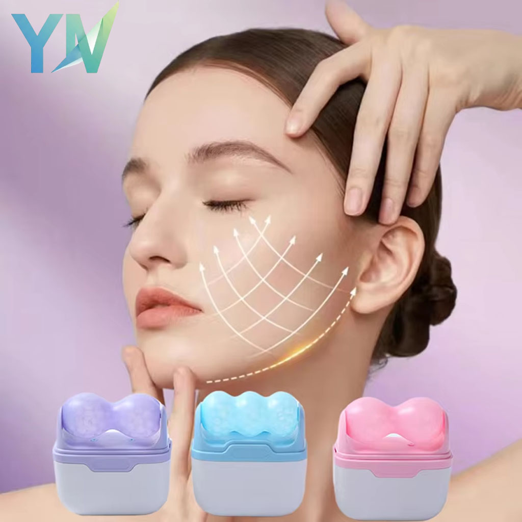 Dual Head Ice Roller for Face  - Face Ice Roller Puffiness ulasan dan harga