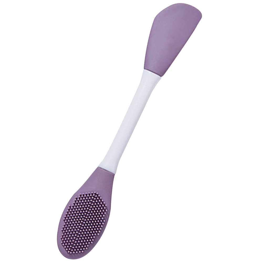 Silicone Dual-Head Face Mask B - Silicone Face Scrubber Electric ulasan dan harga