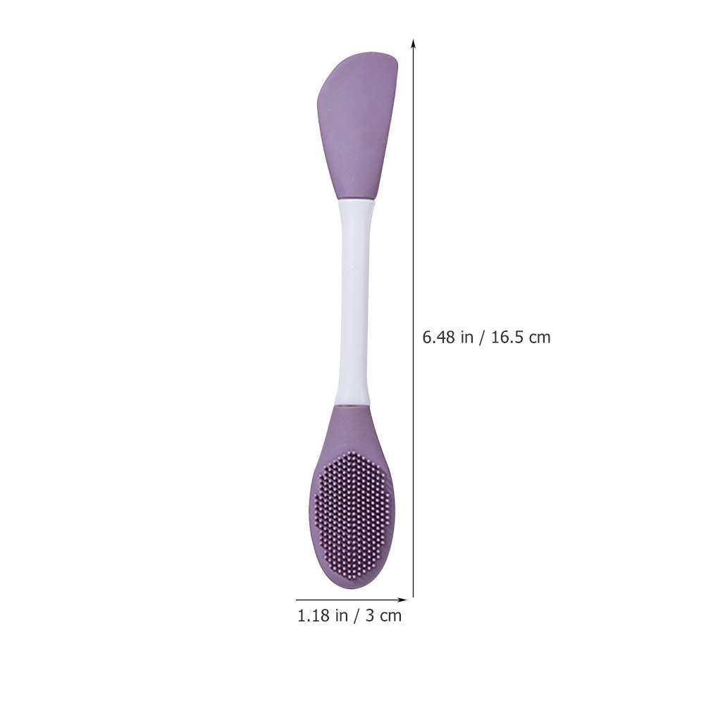 Silicone Dual-Head Face Mask B - Silicone Face Scrubber Electric ulasan dan harga