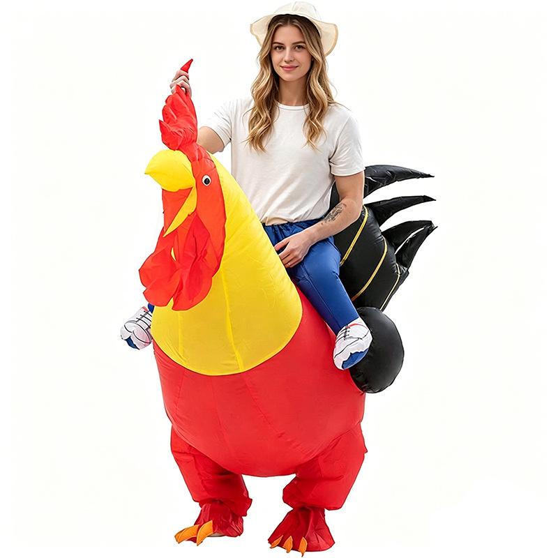 Halloween Funny Rooster Inflat - Makeup ulasan dan harga