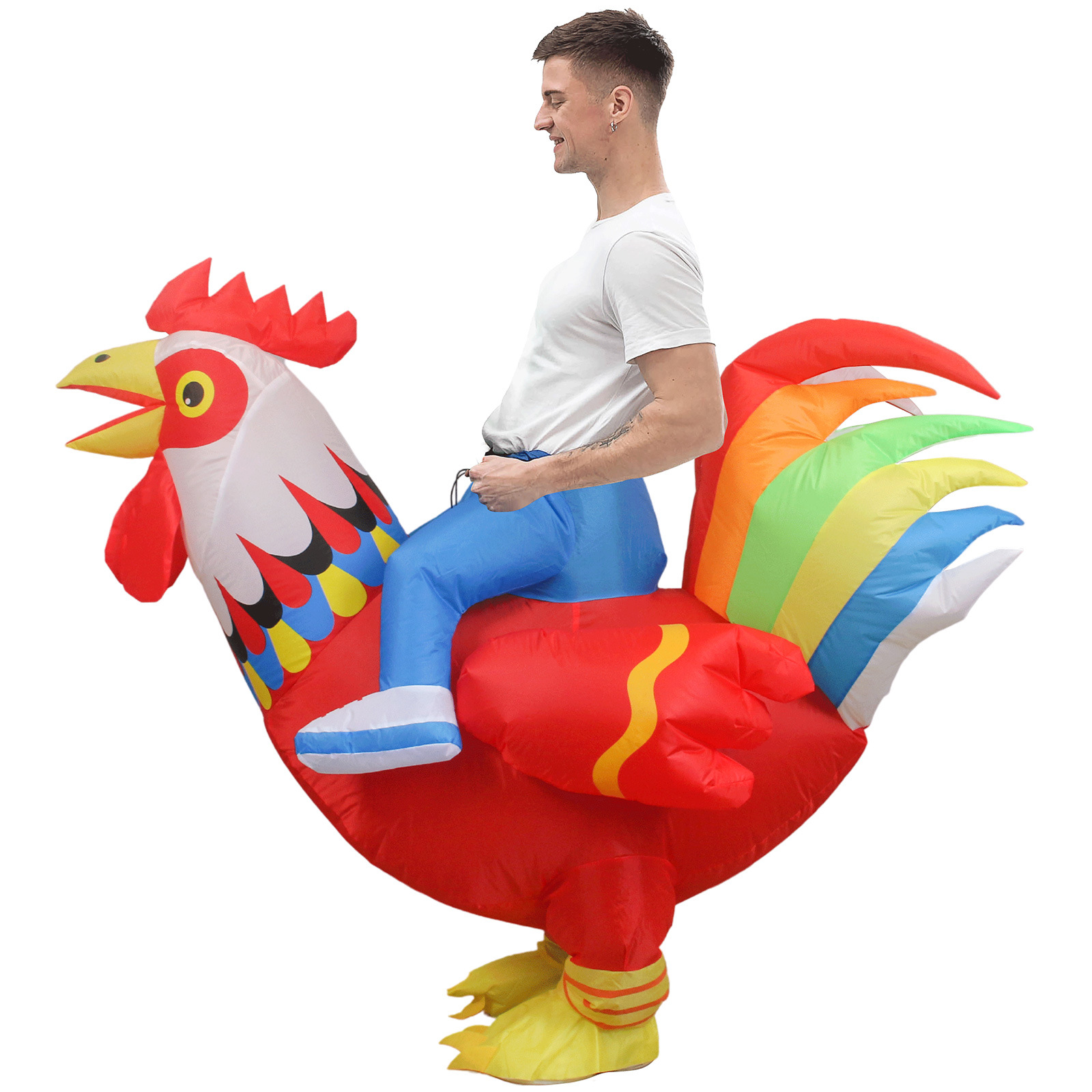 Halloween Funny Rooster Inflat - Makeup ulasan dan harga