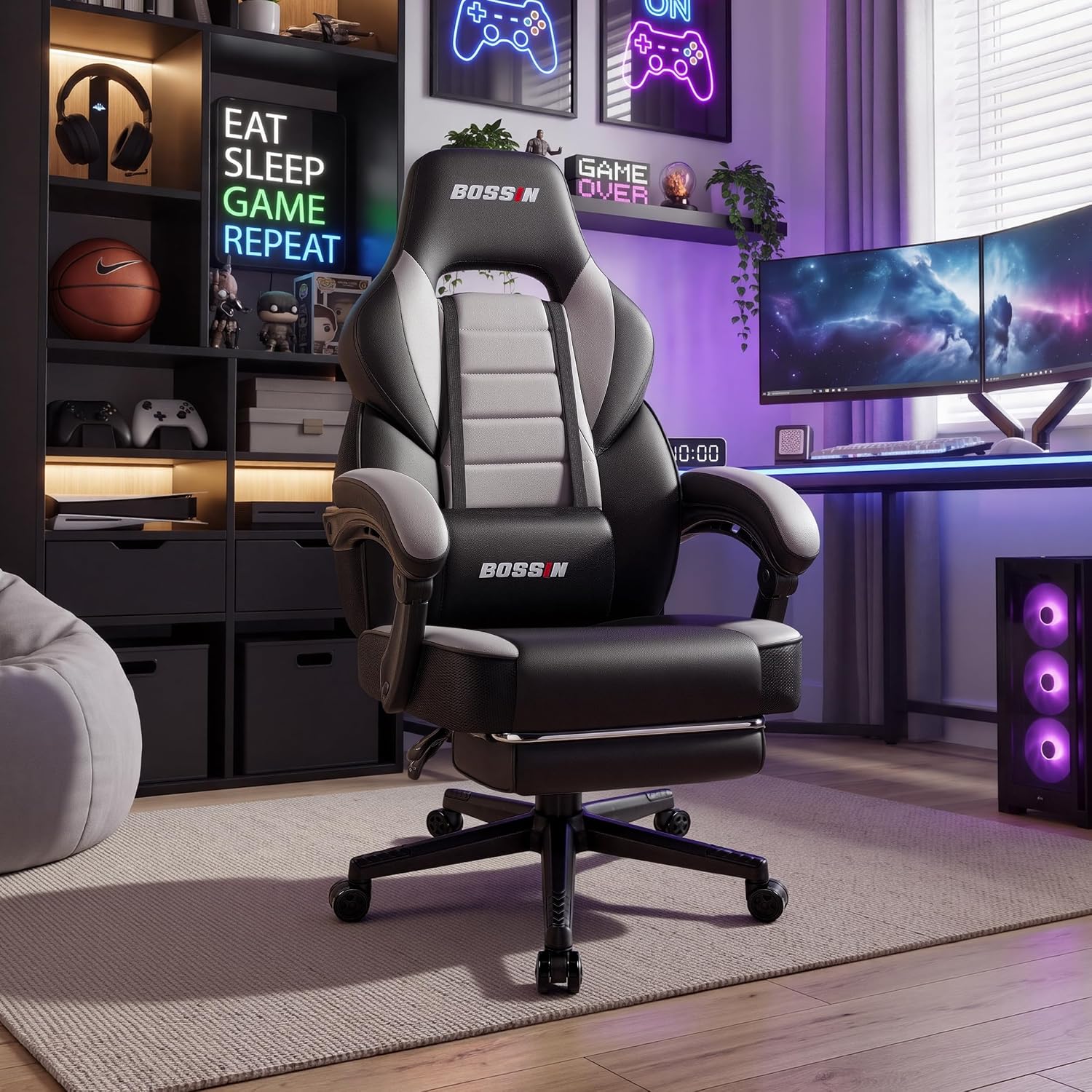 Gaming Chair with Massage, Erg - Massage ulasan dan harga