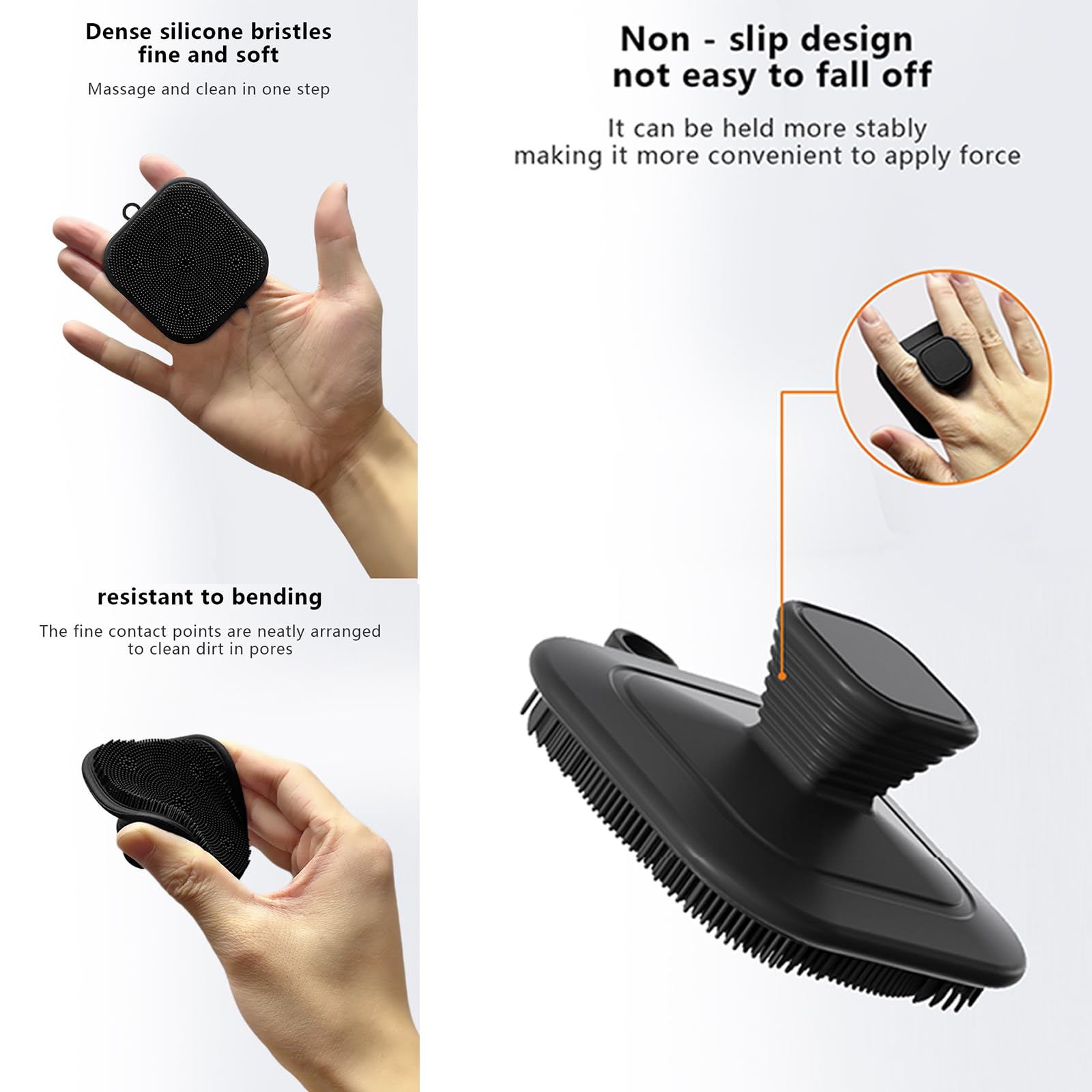Facial Cleaning Brush Silicone - Silicone Face Scrubber Electric ulasan dan harga