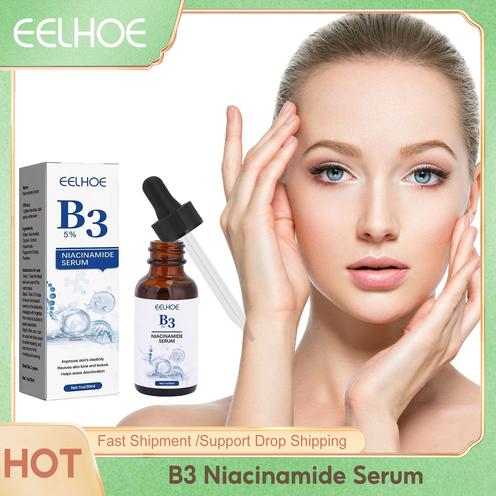 B3 Niacinamide Serum Wrinkle R - Niacinamide Pore Shrinking Essence ulasan dan harga